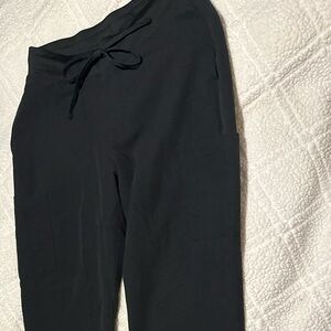 Black Straight-Leg Pants
